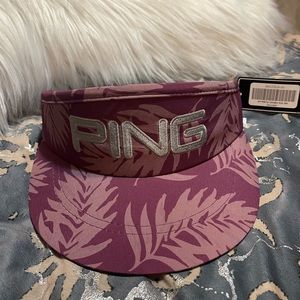 NWT high crown golf Visor, PING